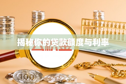 岚县揭秘你的贷款额度与利率